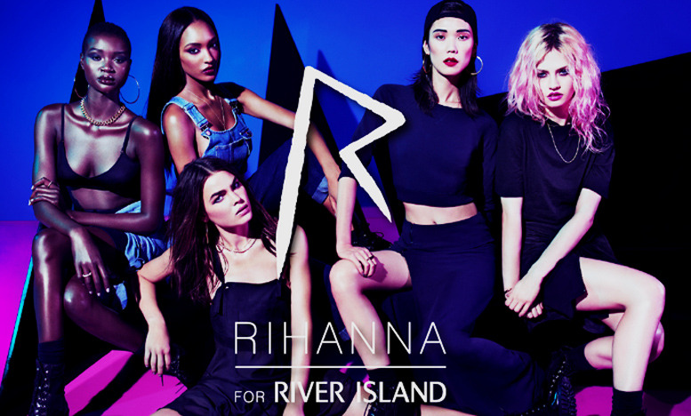 Today Rihanna will launching her collection with River Island in London! The official worldwide release is tomorrow in stores and online and if you can&#8217;t wait, you&#8217;ll be able to shop the Spring collection tonight at Oxford street, 9PM first come, first serve (UK residents).

Check out the behind the scenes video of the campaign shoot!
