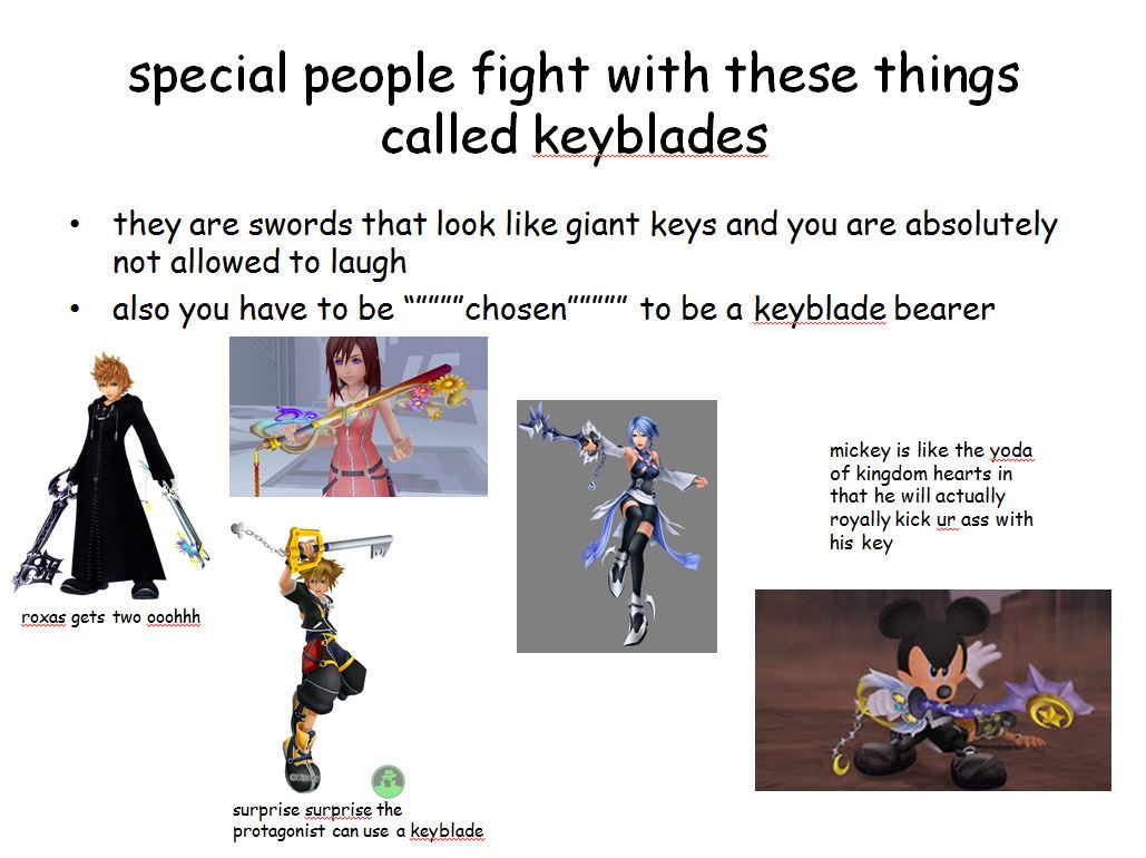 Keyblades are dumb