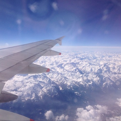 Somewhere over the Alps between London and Venice #pneumawear #inspiredadventure www.pneumawear.com