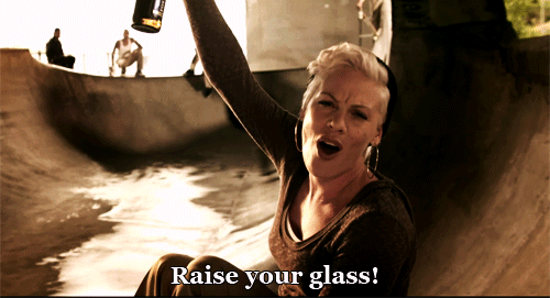 Pink Raise Your Glass Quotes