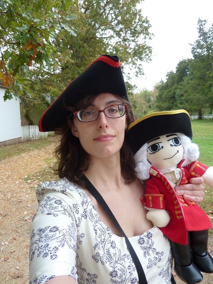Plushcoat and I at Colonial Williamsburg this past weekend!! (I took about 300 pics so its hard to choose what to post!)