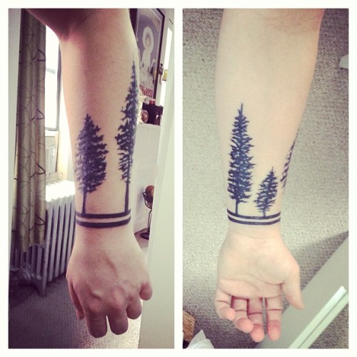 My new #tree #tattoo&#160;!!! #ink #trees