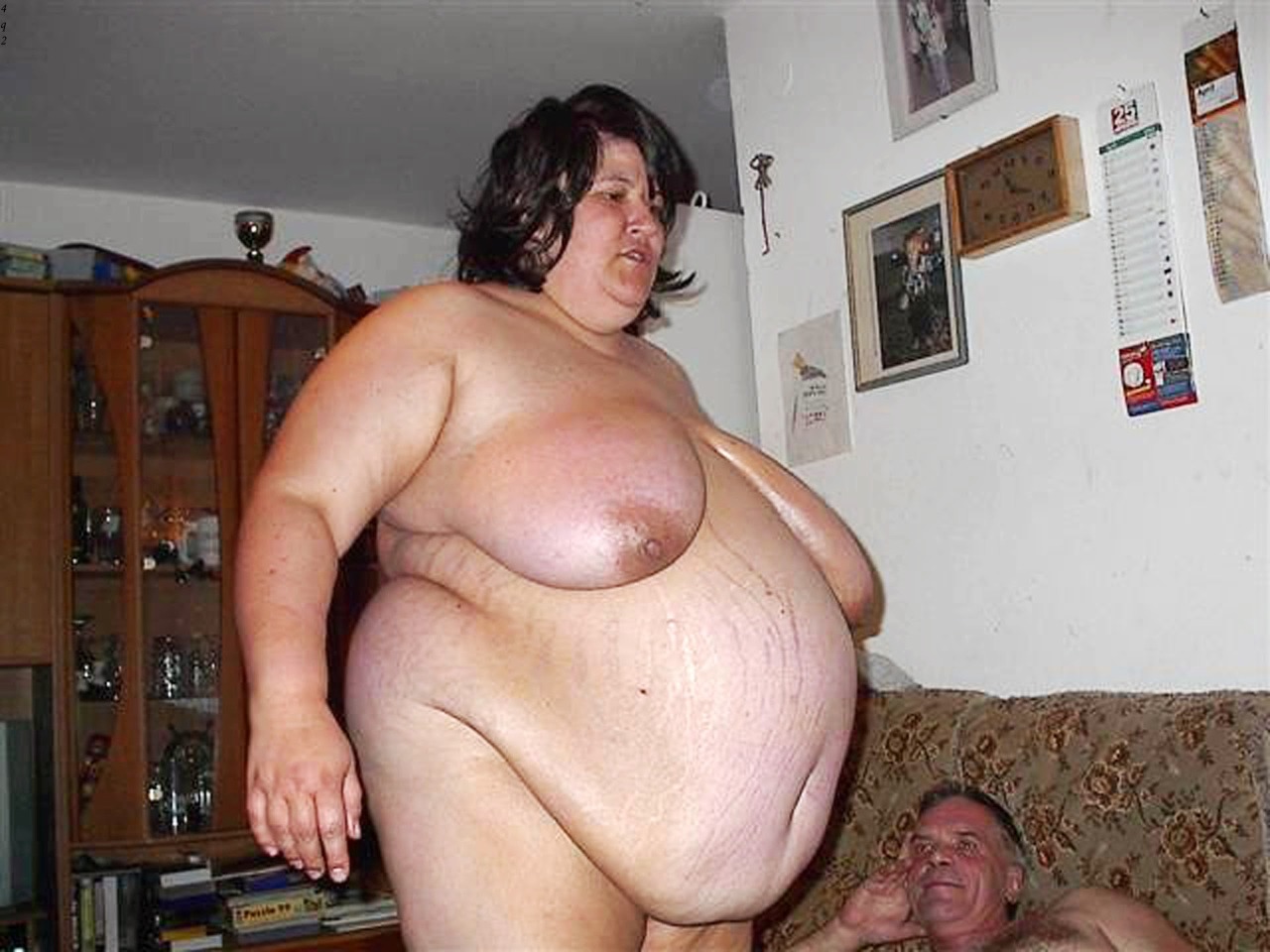 Голые женщины очень толстые фото