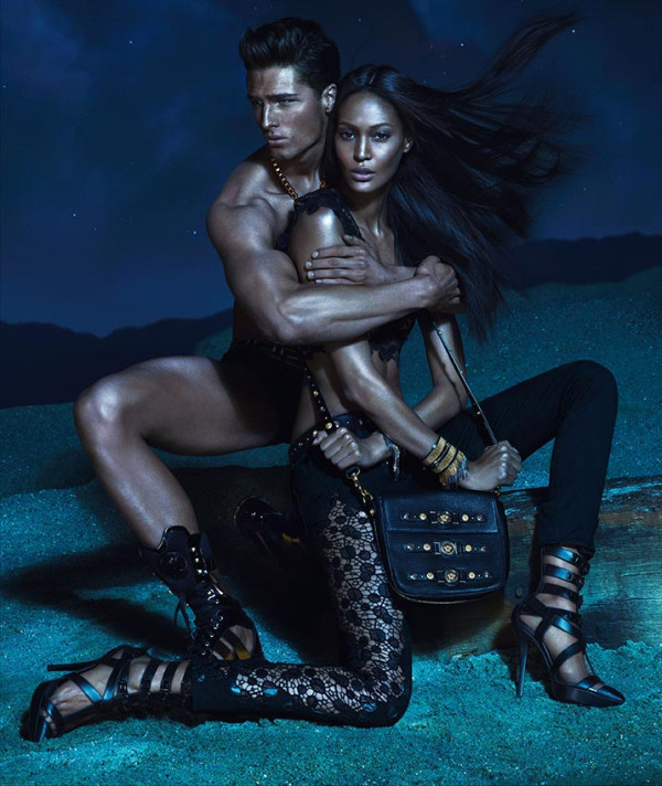 billidollarbaby:Joan Smalls for Versace Spring/Summer 2013 Ad Campaign shot byMert &amp; Marcus