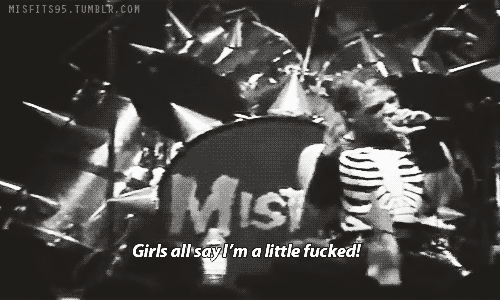 my gif gif Misfits lyrics MY EDIT punk Punk Rock the misfits horror punk  Michale Graves michale misfits band Walk Among Us misfits95 •
