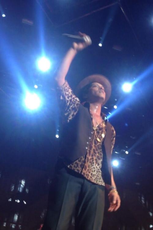 Bruno performing in Austin (x)
