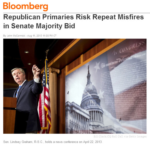 Bloomberg News - Republican Primaries Risk Repeat Misfires in Senate Majority Bid