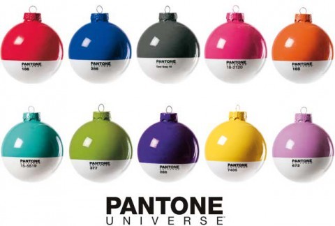 These Pantone Christmas Ornaments make my designer heart all kinds of happy.