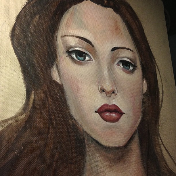 Close up of current work in progress.
#oilpainting #constantlyconstance