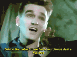 gif* the smiths Morrissey The Boy With The Thorn In His Side idk aha