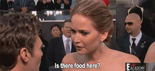 Reacciones de Jennifer Lawrence, en gifs.