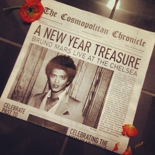  junna: the cosmopolitan chronicle A NEW YEAR TREASURE BRUNO MARS LIVE&#160;!! #brunomars