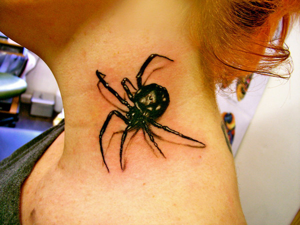 (via 30 Awesome Spider Tattoo Designs | Cuded)