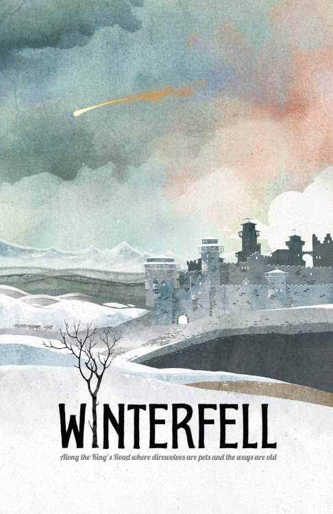 Winterfell Tourism Poster by The Green Dragon Inn