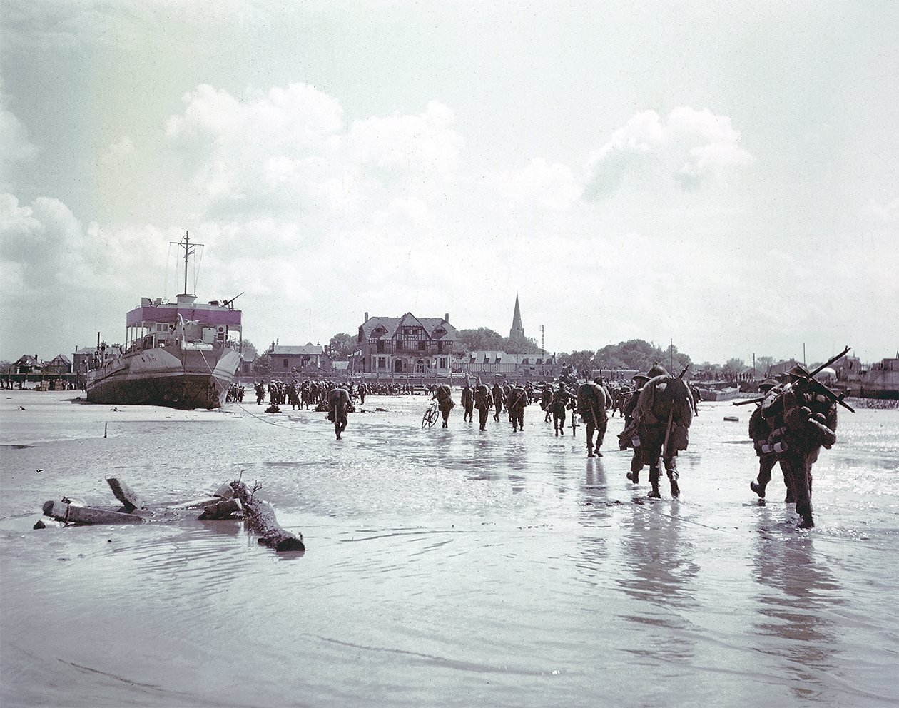 What militaries were involved in the D-Day invasions during World War II?