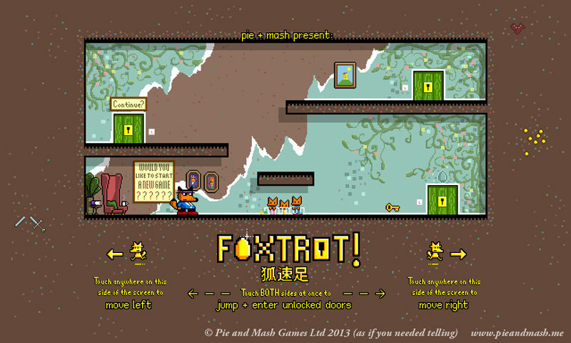 Foxtrot! is a fiendishly charming game by Pie and Mash. Visit www.pieandmash.me for more information