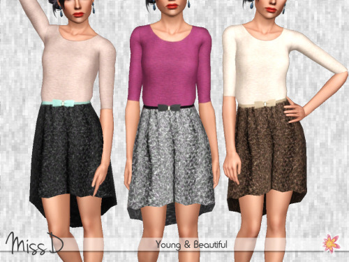 My new dress called Young &amp; Beautiful is now available on TSR! Enjoy! ;)
DOWNLOAD (TSR)