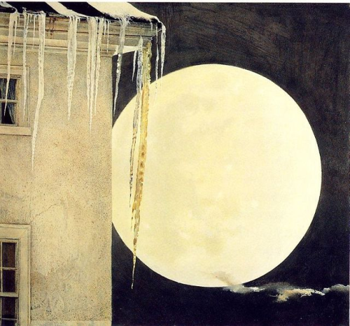 Andrew Wyeth ~ Moon Madness, 1982