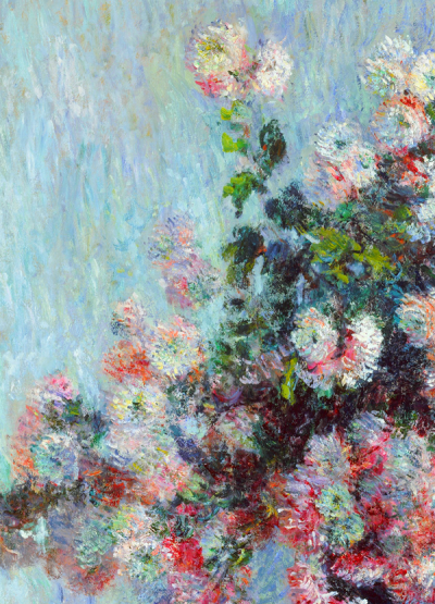 
Chrysanthemums (detail), Claude Monet.
