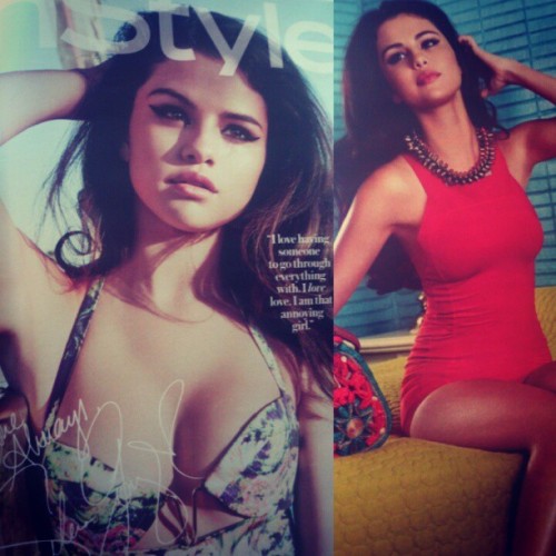 ninurrs: My #instylemagazine came in today, #selenagomez <3 #beautiful