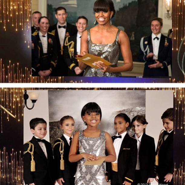 Team Toddlewood can do anything, even get the mini-first lady to make a cameo. This is my baby, Skylar. Team Toddlewood loves you. @triciathephotographer @pantora @yourfacemycanvas @dwrighthair @michelleobama #michelleobama #presidentobama #toddlewood #hollywood #oscars #triciamesseroux