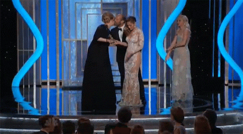 

Adele accepting her Golden Globe Award for Skyfall

