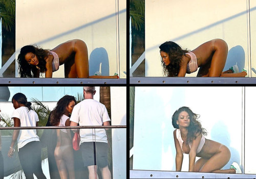 Rihanna Wearing NO Pants or Panties&#8230;