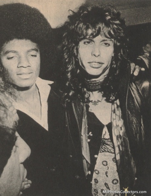 superseventies:

Michael Jackson and Steven Tyler, 1977.
