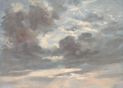 itsherfactory:

“Cloud Study: Stormy Sunset”, 1821-22, John Constable.
