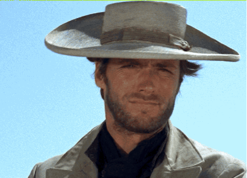 Результат пошуку зображень за запитом "Clint Eastwood smile gif"