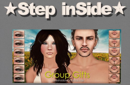 *Step Inside* Group is free to join &amp; there is 1 group gift each for girls and guys!