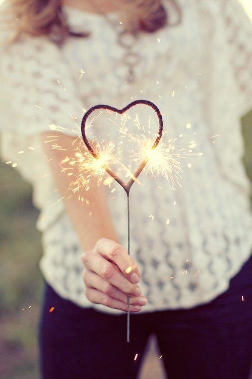 light upload heart fireworks sparks sparkler vertical