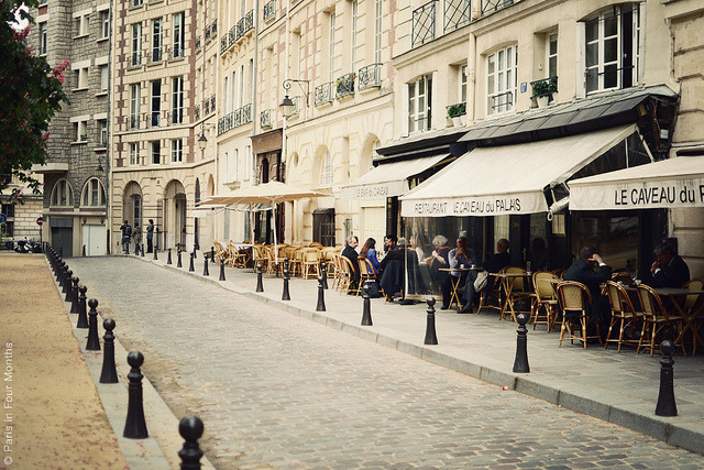 ysvoice:

| ♕ |  Street cafes at Place Dauphine - Paris  | by © Carin Olsson
