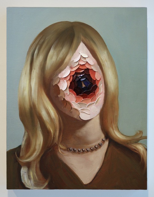 Ambera Wellmann. Pungent, 2012. Oil on wood, 22 x 17”.