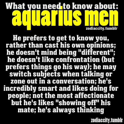 aquarius men | Tumblr