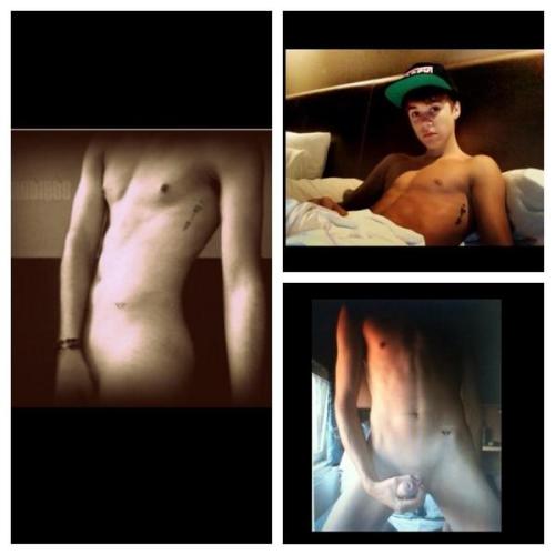 nudemalecelebrities:

We cannot believe that Justin Bieber is taking self shot nude pics like this so early in his career. 
See The Full Set of Naked Justin Bieber Pics Here
