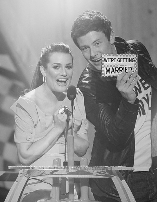 
We all mourn for the loss of an amazing man today, Cory Monteith. But what we are feeling will never amount to what the love of his life, Lea Michele, is feeling. One moment in love and on the road to a happy marriage, the next realizing he is gone forever. As our thoughts go out to Cory, remember his love. Remember the woman who loved him more then anything else in the world. She lost her world. Rest in Peace Cory and stay strong Lea Michele. We love you both.
