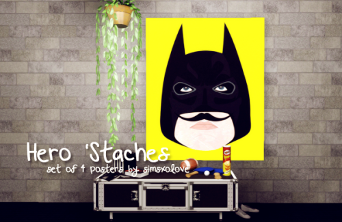 what&#8217;s better than a superhero? a superhero with a mustache! :{D

+:

++:
mesh by bau5
artworks by behance.net
download + enjoy! :3