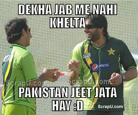 Shahid plz ap NAA khaile to hi acha hai - Cricket Team-Pakistan pictures