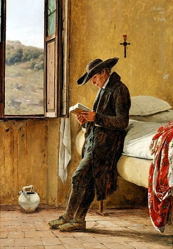 art-centric:

Rorbye, Martinus (1803-1848) - 1836 Young Clergyman Reading (Private Collection)
Flickr: http://flic.kr/p/cAnsj5
