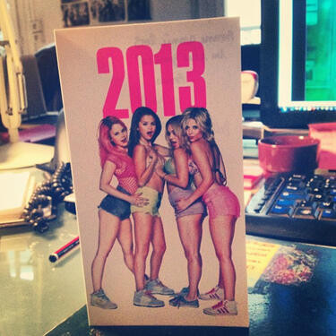 New poster of &#8220;Spring Breakers&#8221;