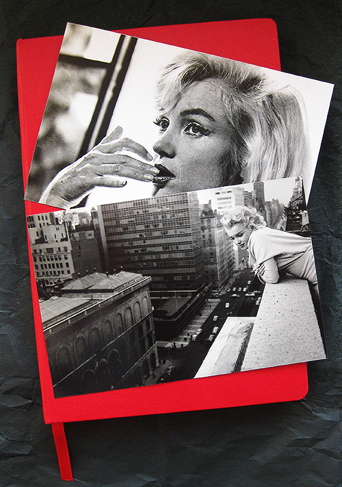 My new notebook and favorite photos of Marilyn :)