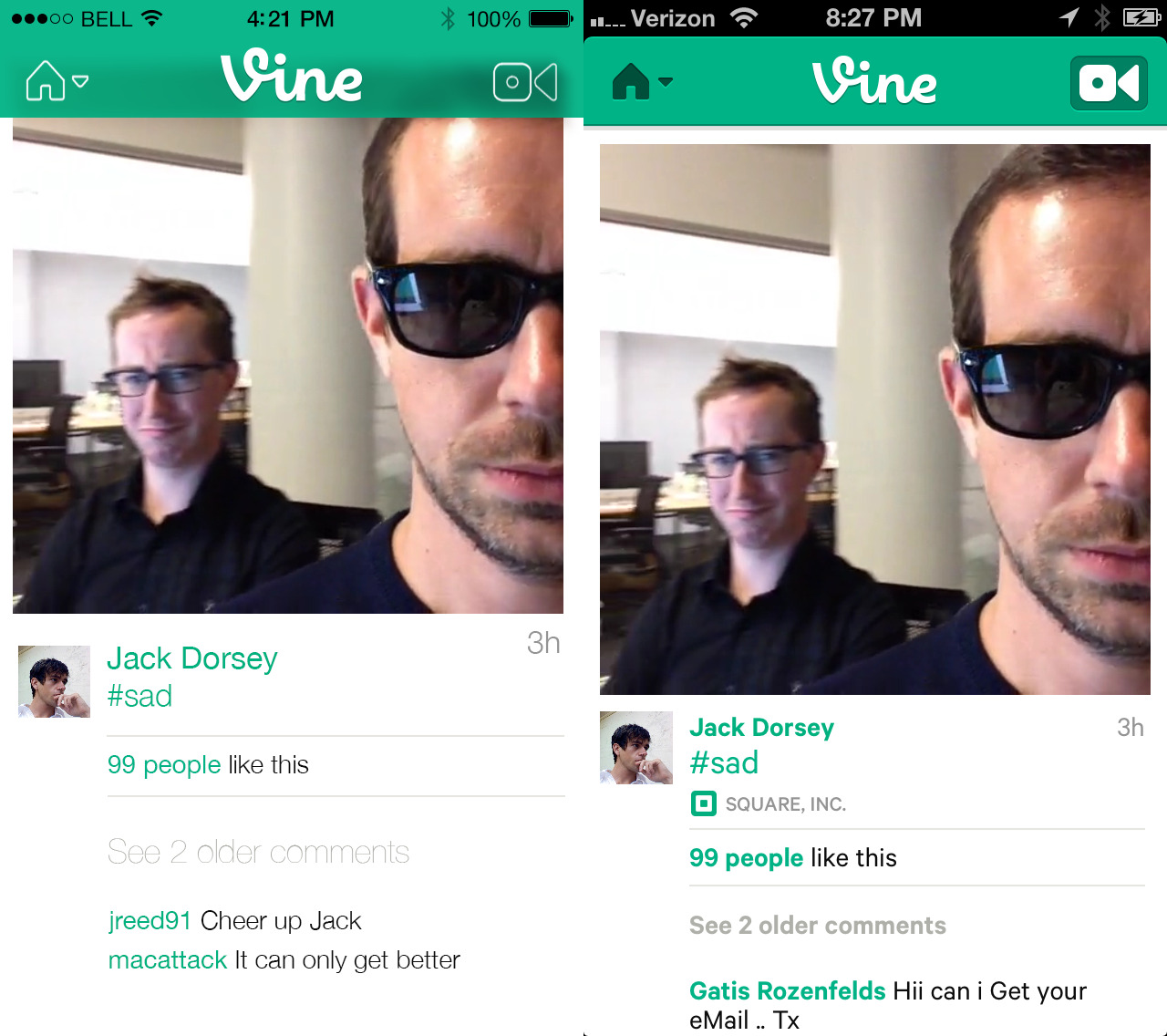 Vine App iOS 7 RedesignDone by meAlso if anyone has a Dribbble invite&#8230;..http://dribbble.com/jreed91