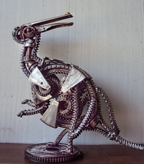 Steampunk Parasaurolophus by Metalmorphoses / posted by ianbrooks.me