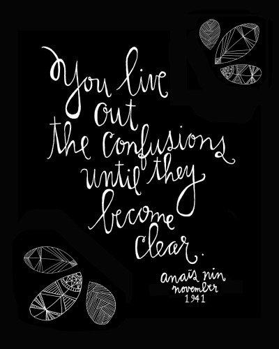 Anaïs Nin on Life
Diary excerpts selected by Maria Popova, illustrated by Lisa Congdon. Details and prints at the link.