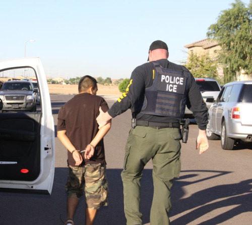 Immigration agent arrests man