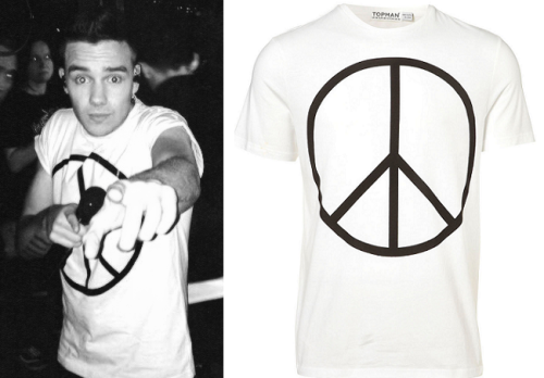 Liam Payne&#8217;s Peace T Shirt
Topman - £18