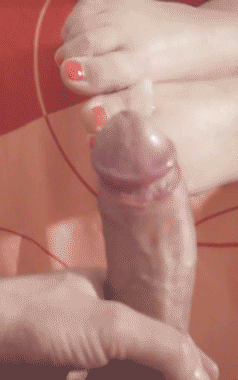 -sir-:

We are having random sex theme weeks, this week we did foot fetish, did som toe licking, pedicure, feetrub etc. This is a little gif from foot fetish theme week ;-) was alot of fun.