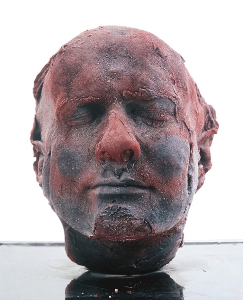 Marc Quinn
Self 
1991
Blood (artist&#8217;s), stainless steel, perspex and refrigeration equipment
208H x 63W x 63D cms
