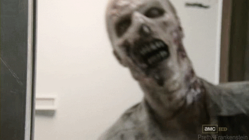the walking dead zombie gif | WiffleGif